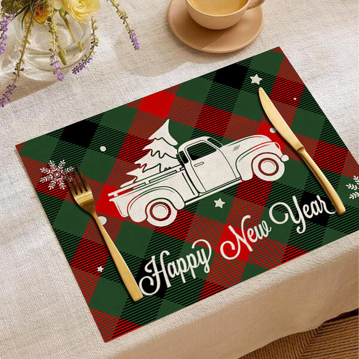 Festive Holiday-Themed Table Placemat