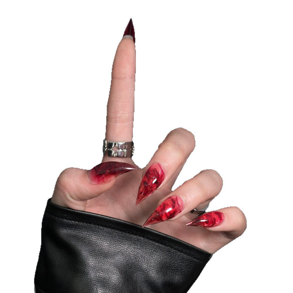 Artistic Stiletto Press-On Nail Enhancements