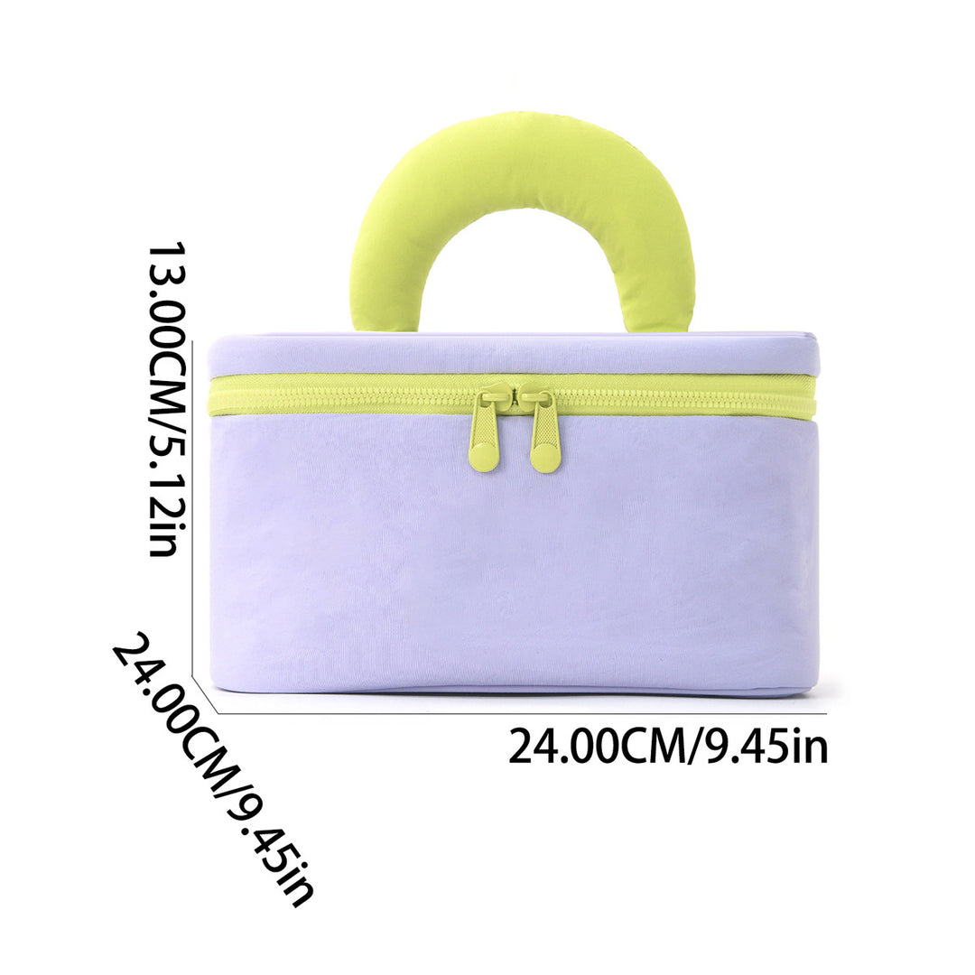 Cosmetic organizer with ergonomic carrying handle Stornfield
