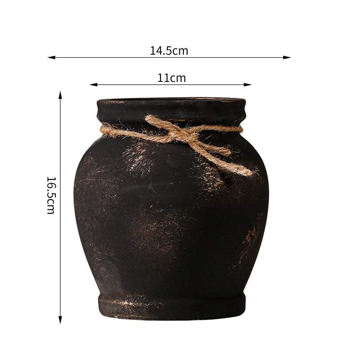 Rustic ceramic plant decoration Stornfield