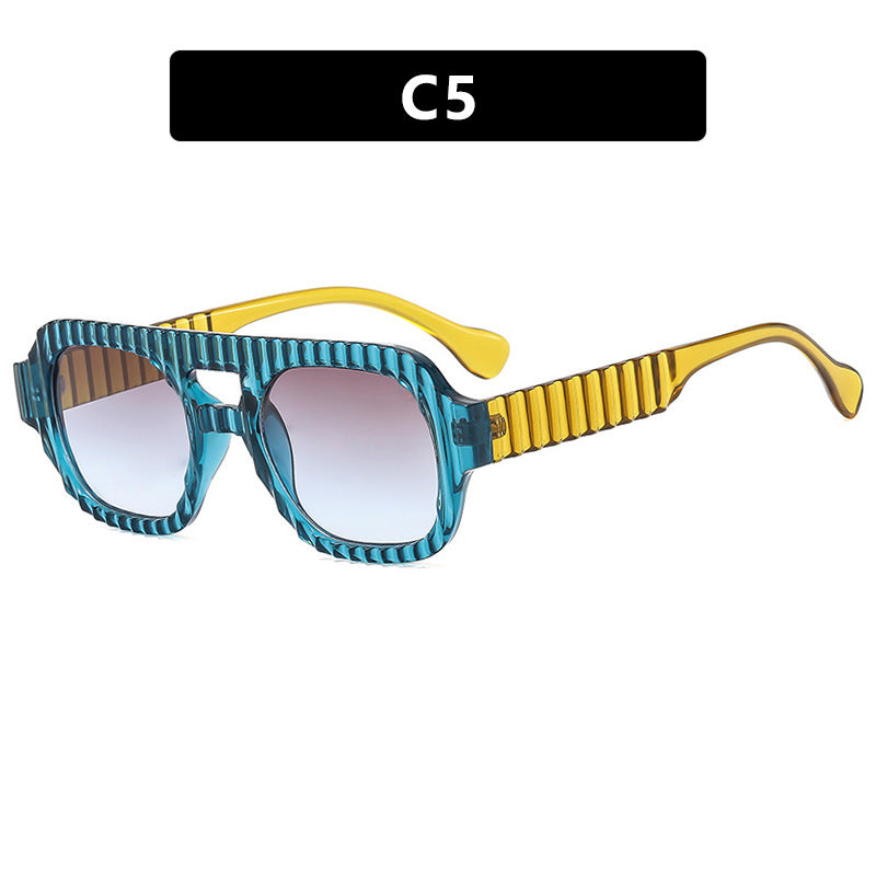 Women's geometric sunglasses with sophisticated structural design Stornfield