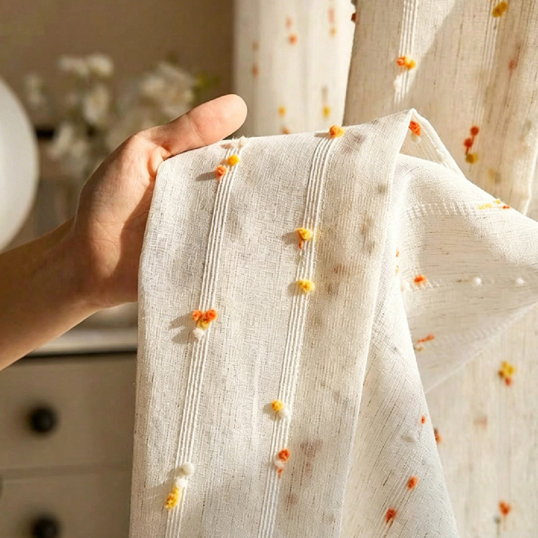 Decorative Sheer Curtain Panel Stornfield