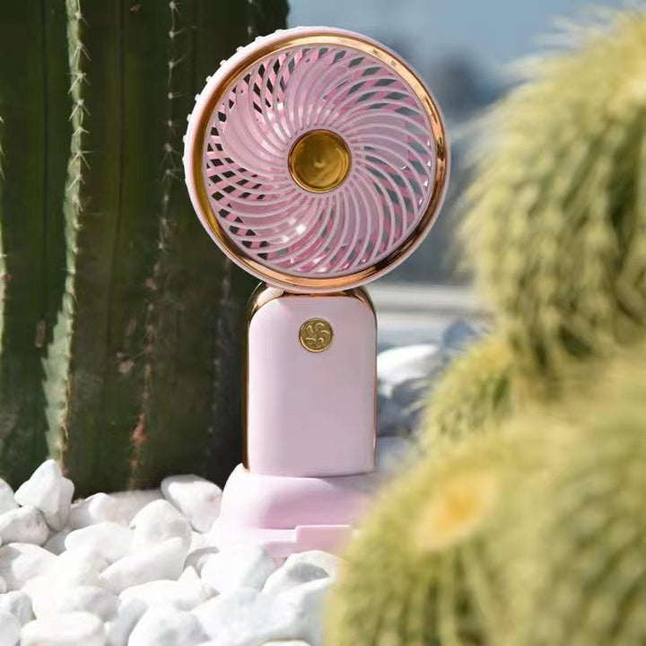 Women's Portable Mini Fan with Innovative Spiral Design Stornfield