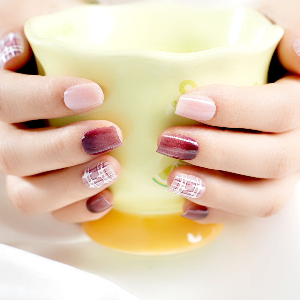 Stylish Gradient Press-On Nail Set Stornfield