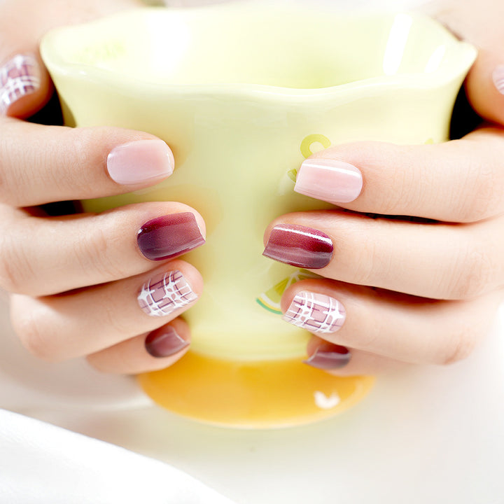 Stylish Gradient Press-On Nail Set Stornfield