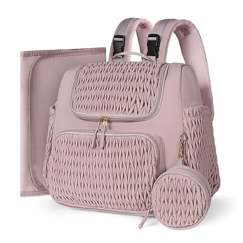 Fashionable backpack with textured upper material Stornfield