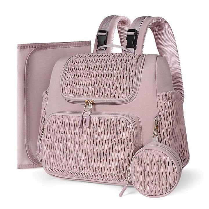 Fashionable backpack with textured upper material Stornfield