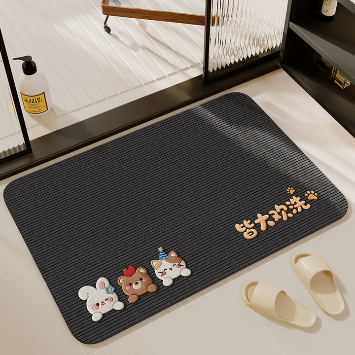 Textured Memory Foam Floor Mat