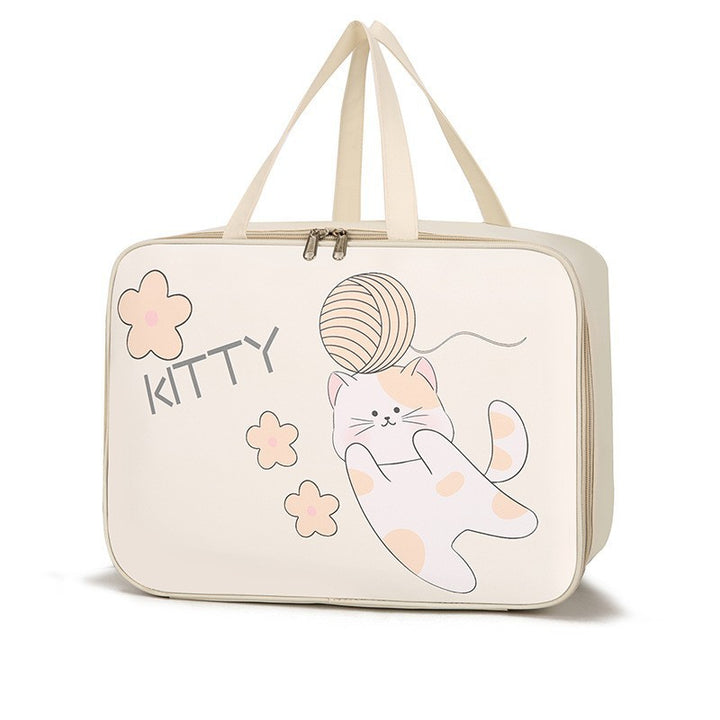 Cute Cartoon Bear Canvas Tote