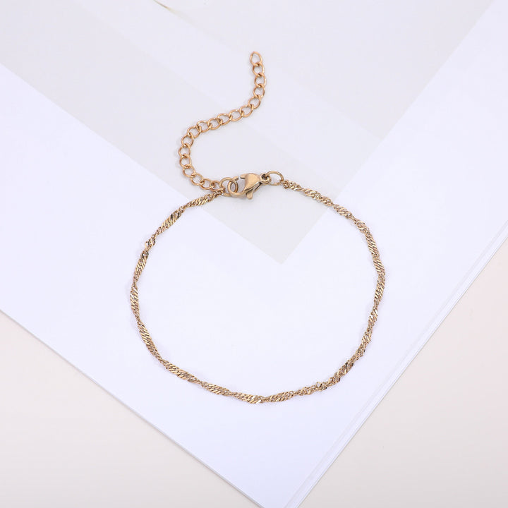 Textured Twisted Chain Bracelet Stornfield