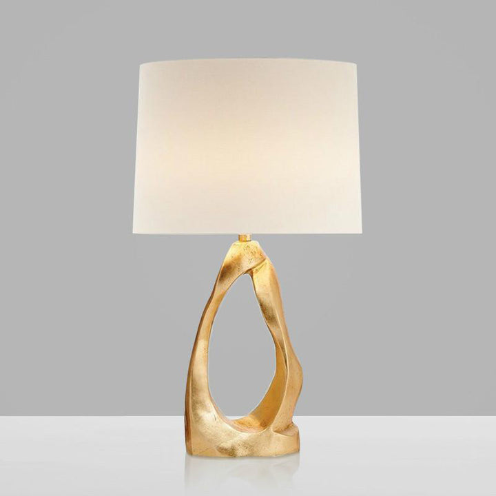 Artistic Table Lamp with Sculptural Design