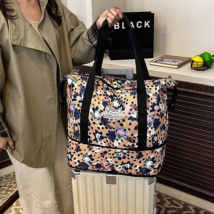 Tropical Pattern Travel Duffle Bag