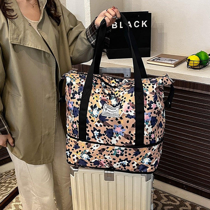Tropical Pattern Travel Duffle Bag