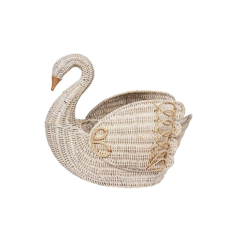 Playful laundry basket in the shape of a swan Stornfield