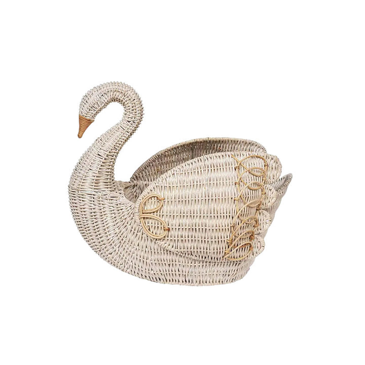 Playful laundry basket in the shape of a swan Stornfield