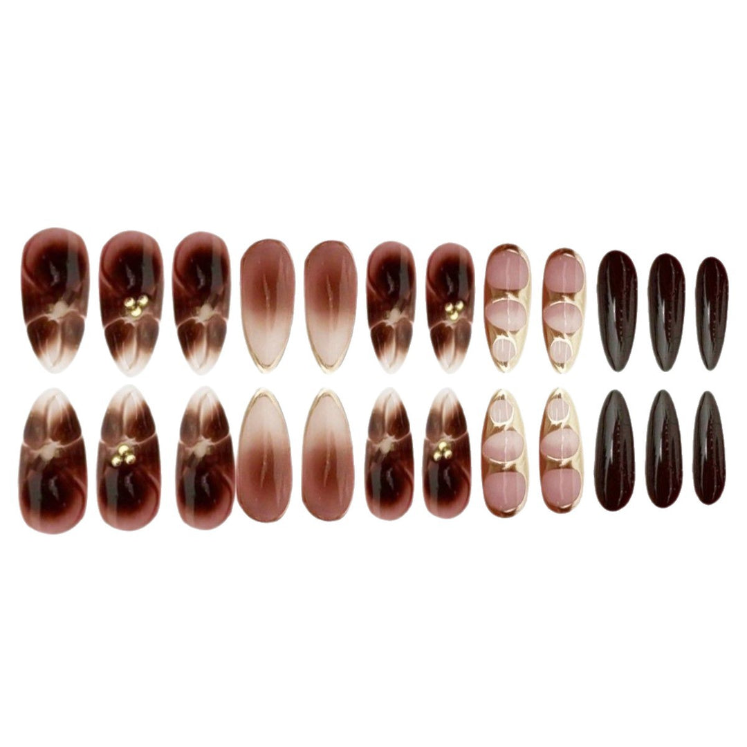 Decorative Press-On Nail Art with Unique Design Stornfield