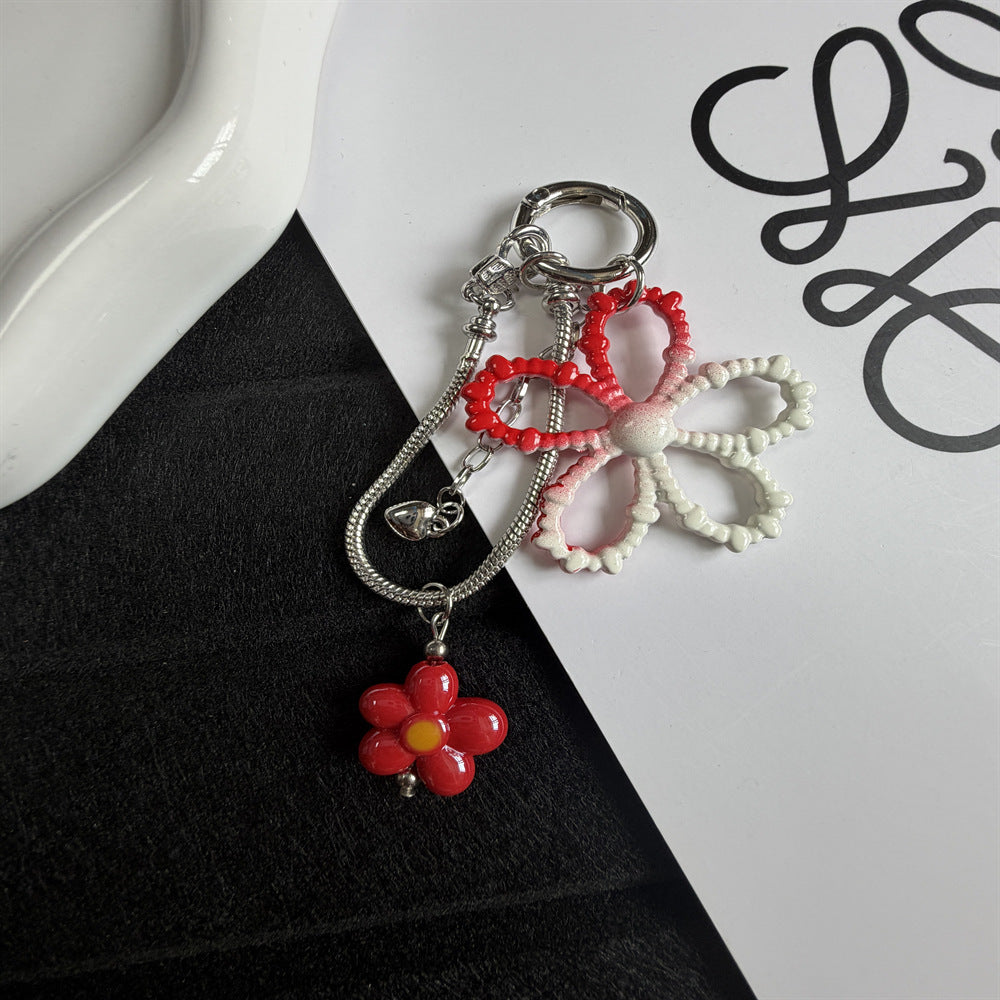 Decorative Flower Charm Keychain Stornfield