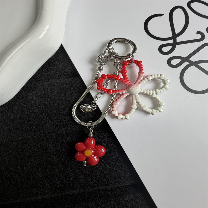 Decorative Flower Charm Keychain Stornfield