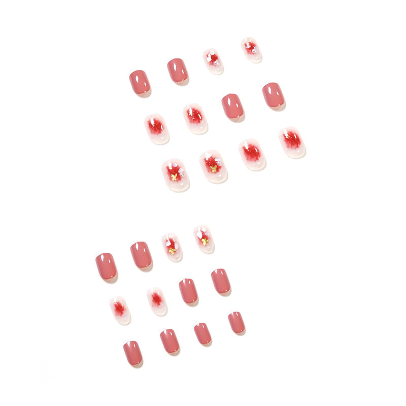 Exquisite Nail Art with Glitter and Flower Patterns Stornfield