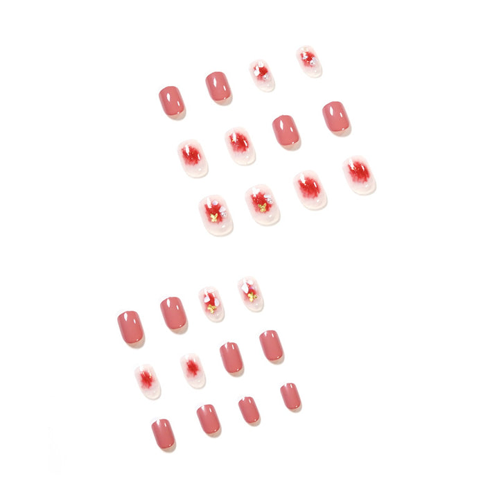 Exquisite Nail Art with Glitter and Flower Patterns Stornfield