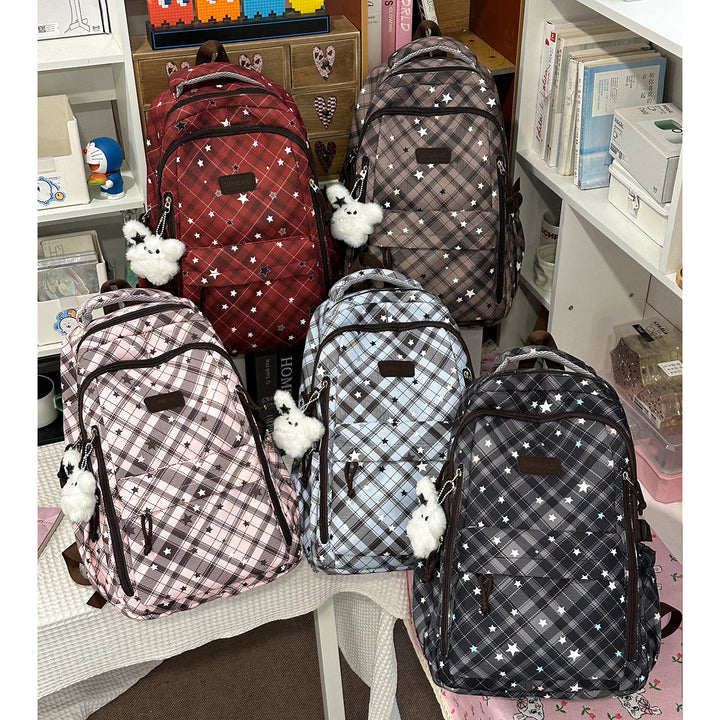 Plaid Patterned Backpack Stornfield