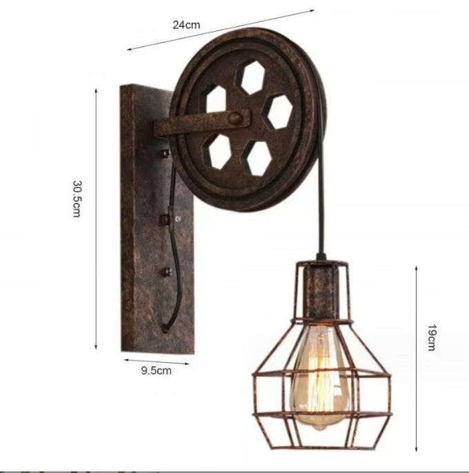 Industrial Vintage Wall Light Fixture