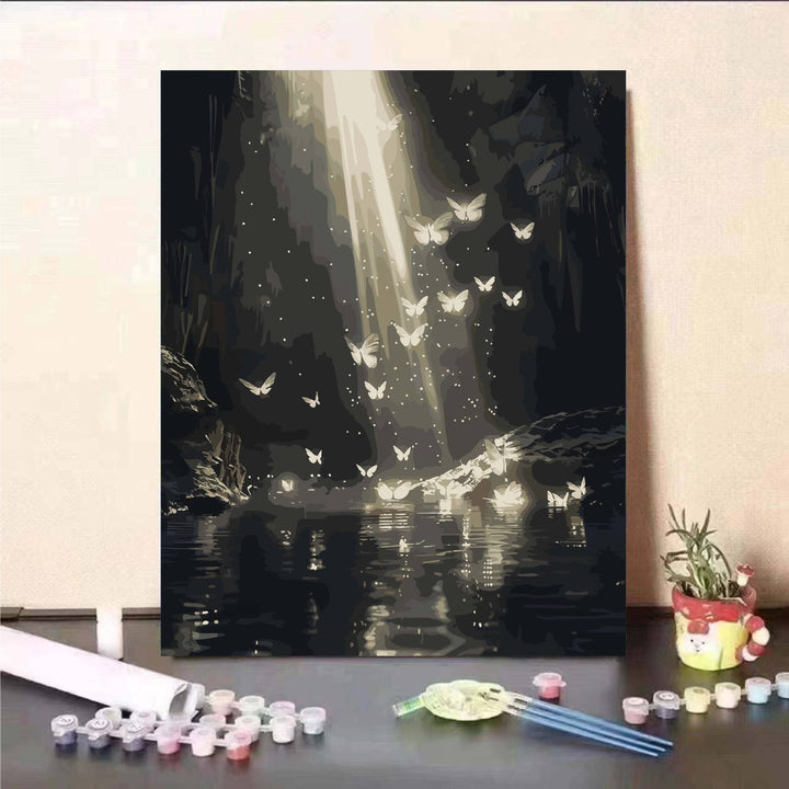 Floral Fantasy Paint by Numbers Wall Art Stornfield