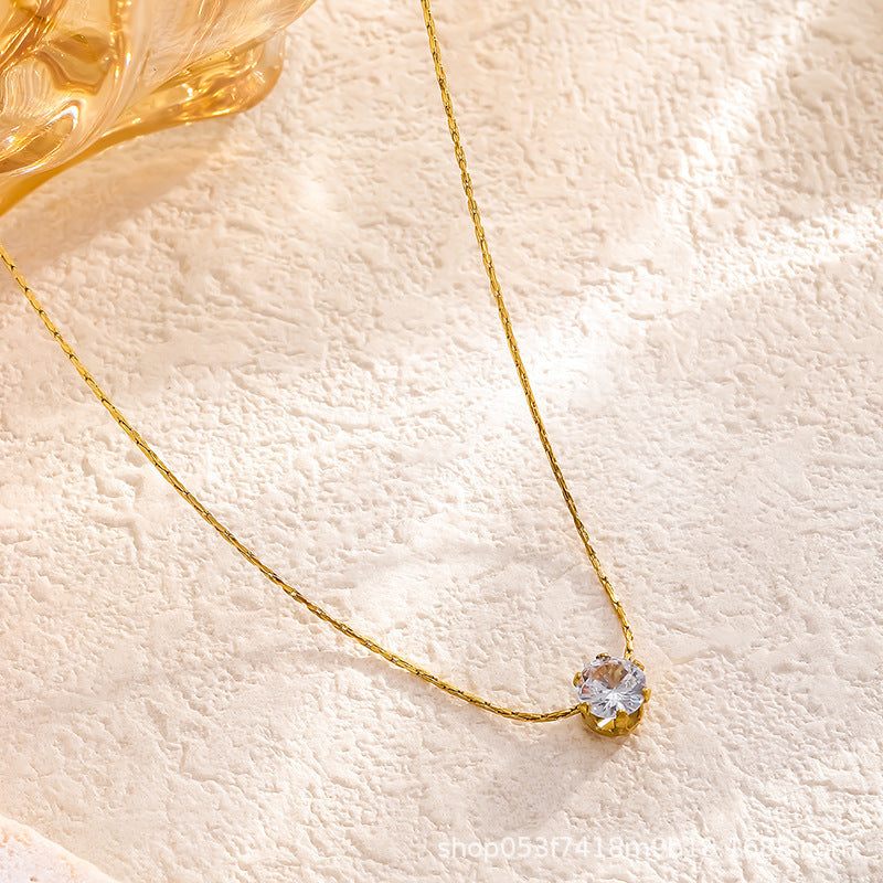 Elegant Crystal Pendant Necklace Stornfield