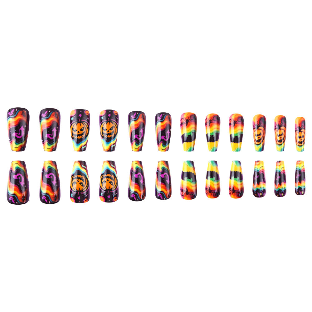 Creative Halloween-Themed Press-On Nails Stornfield
