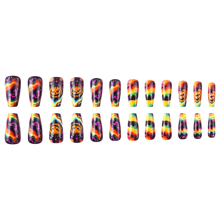 Creative Halloween-Themed Press-On Nails Stornfield