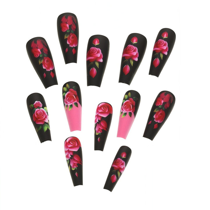 Artistic Rose Nail Tips Stornfield