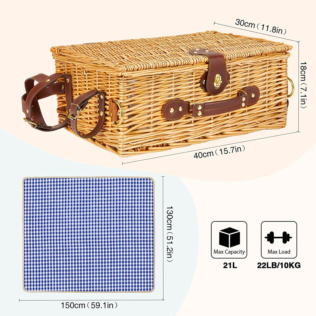 Ladies high-quality picnic basket with classic design Stornfield