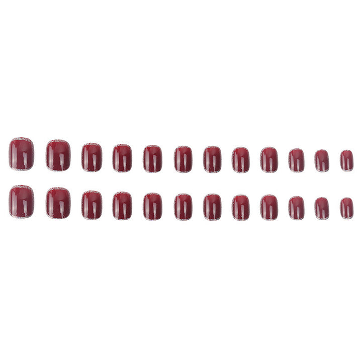 Elegant Glossy Press-On Nail Art Stornfield
