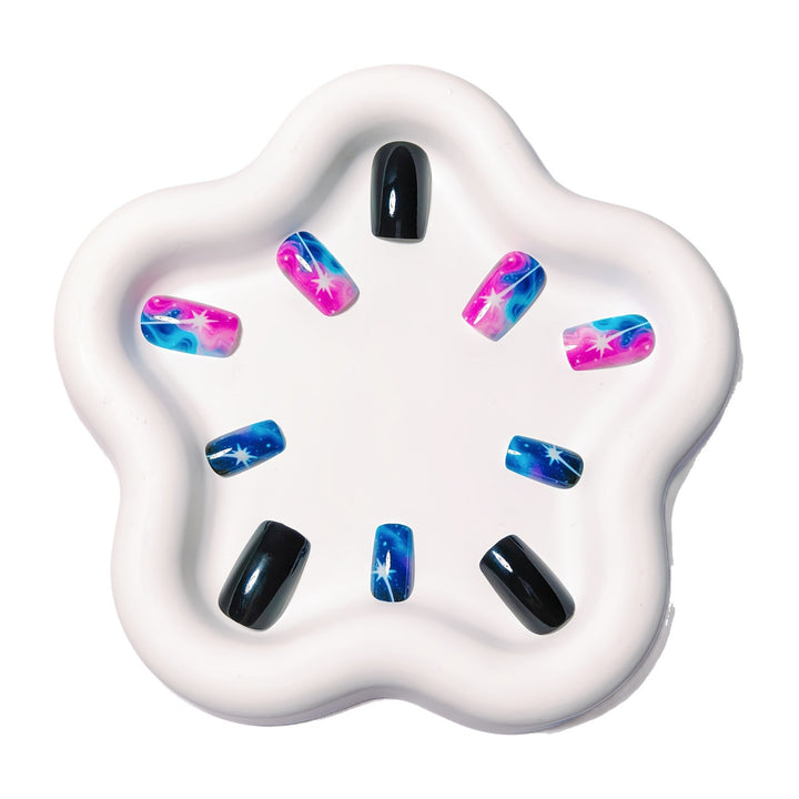Galactic Art Nails In Modern Color Shading Design Stornfield