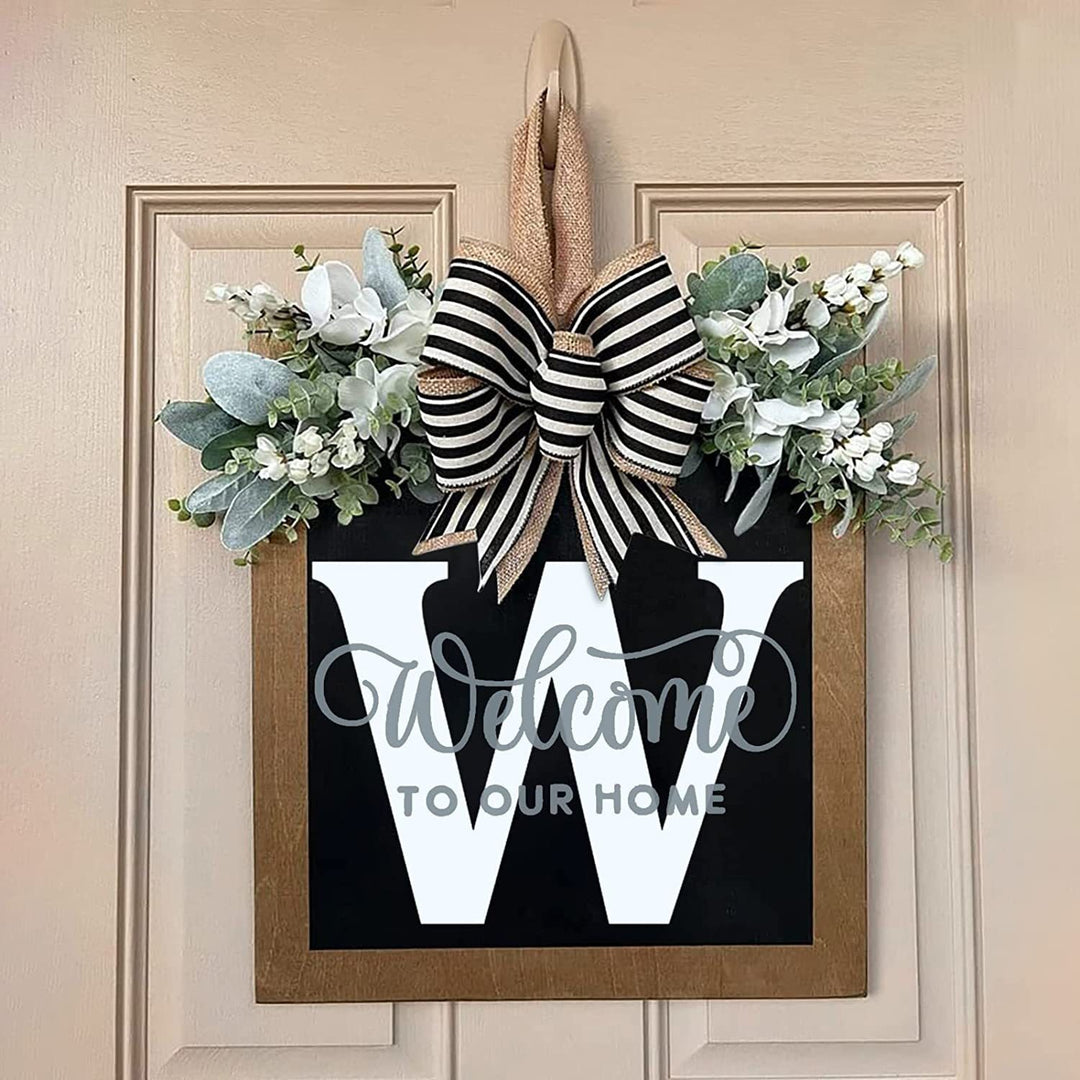 Customizable Welcome Door Sign