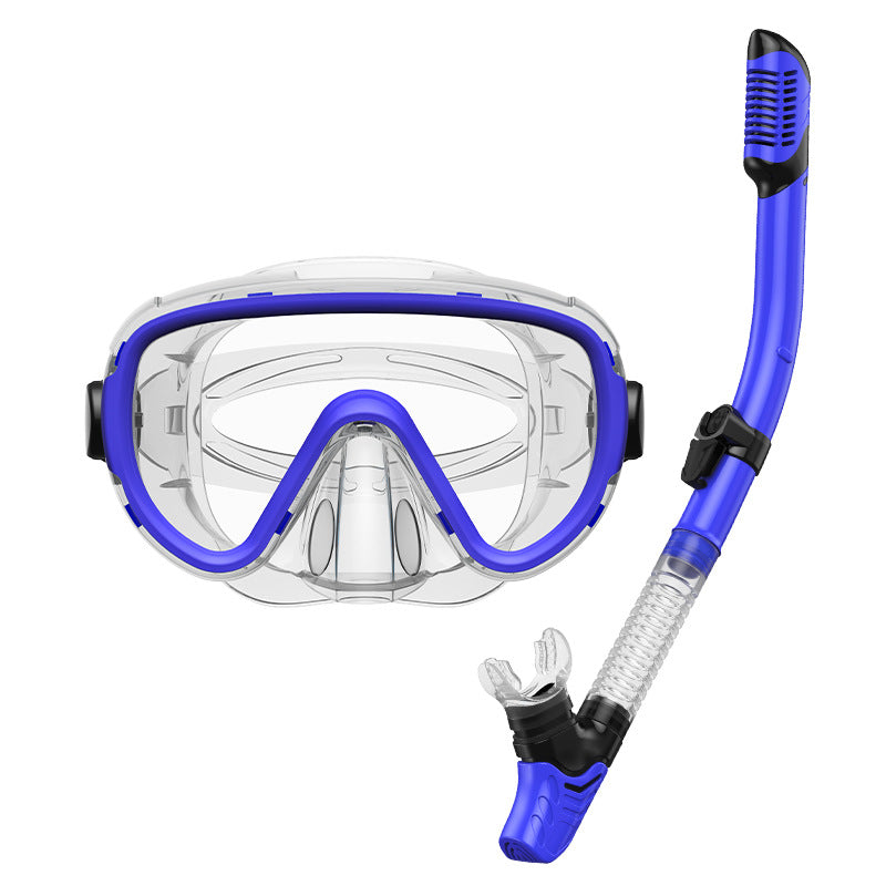 Premium dive mask with anti-fog function and flexible breathing tube Stornfield