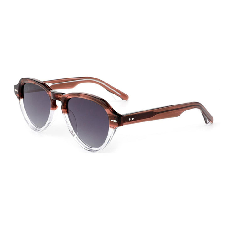 Ladies fashionable sunglasses in elegant, round design with polarized lenses Stornfield
