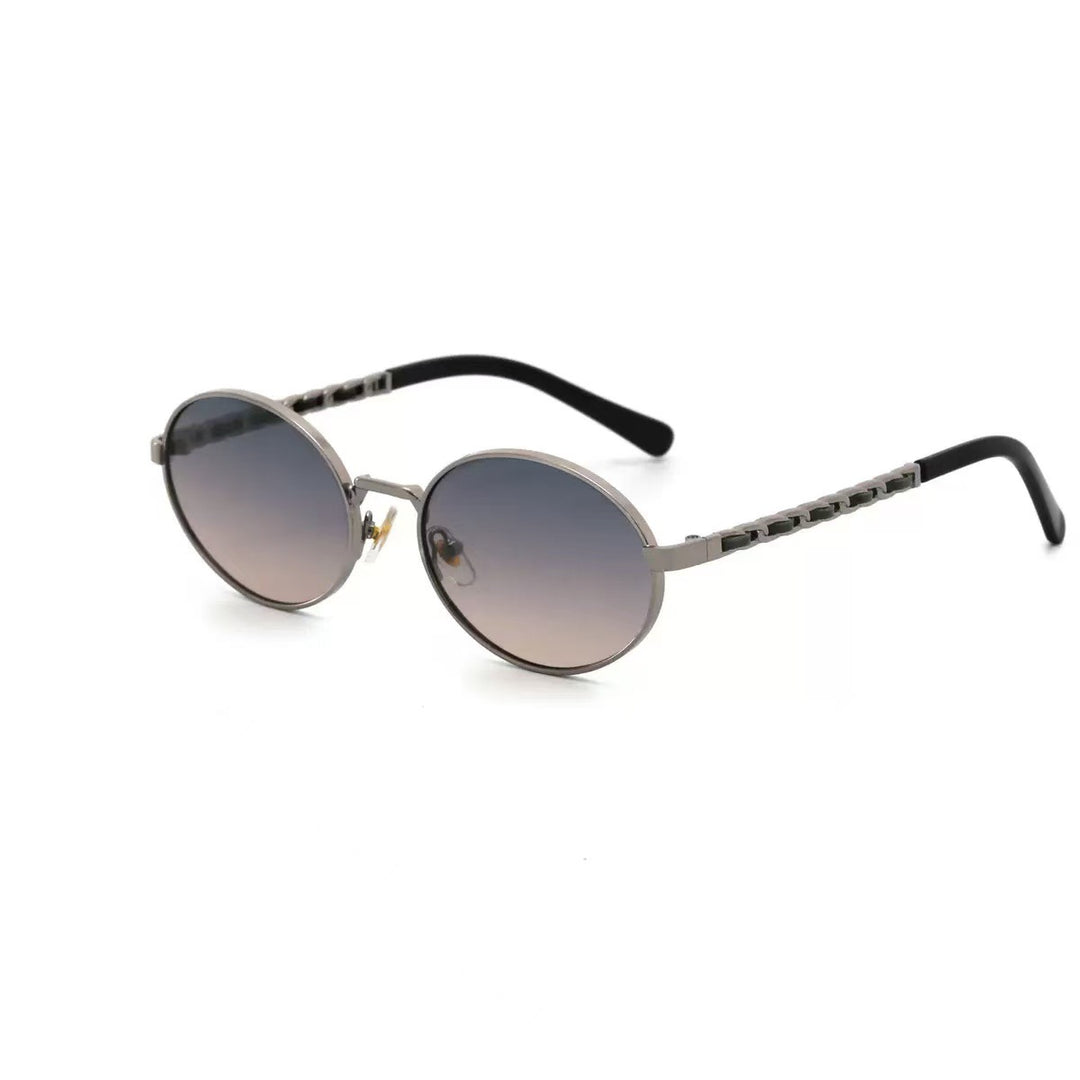 Women's elegant round sunglasses with luxurious frame and comfortable temples Stornfield