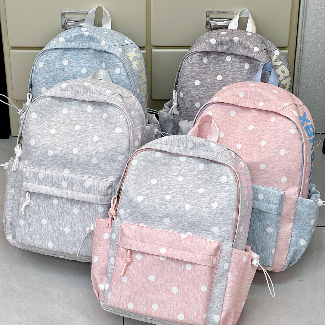Stylish Polka Dot Patterned Backpack Stornfield 1791205639