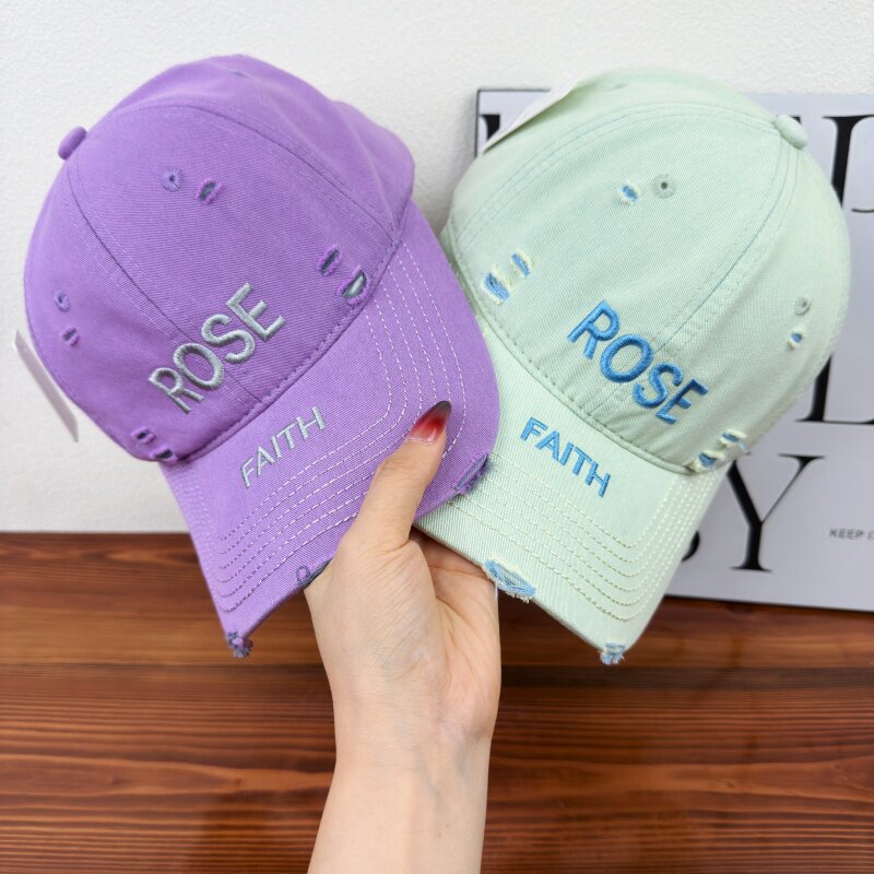 Women's Distressed Graphic Adjustable Cap Stornfield