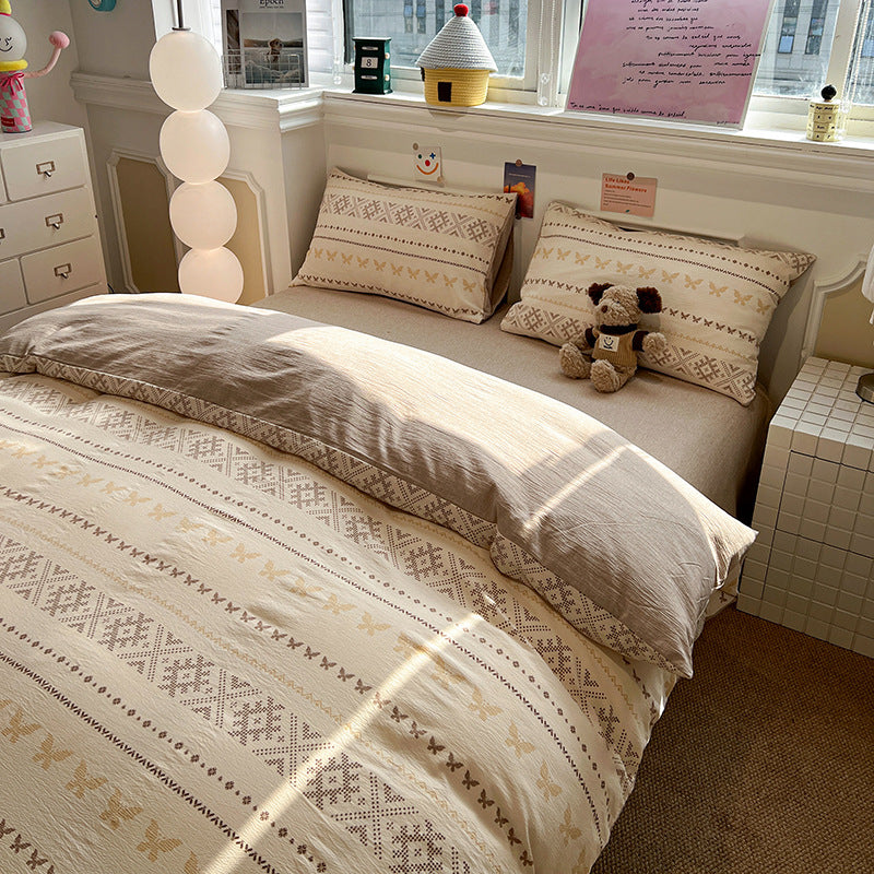 Bohemian Patterned Duvet Cover Set