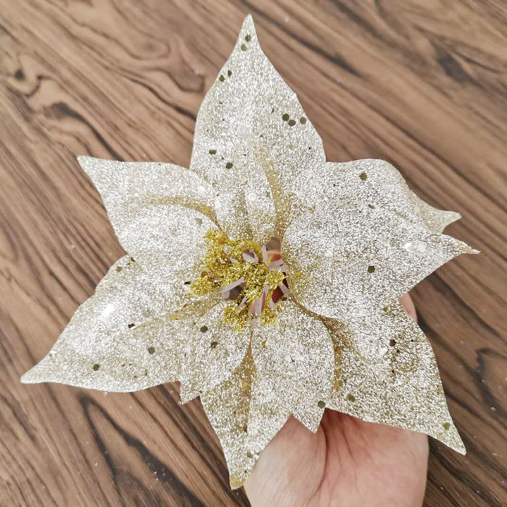 Glittering Decorative Flower Ornament Stornfield