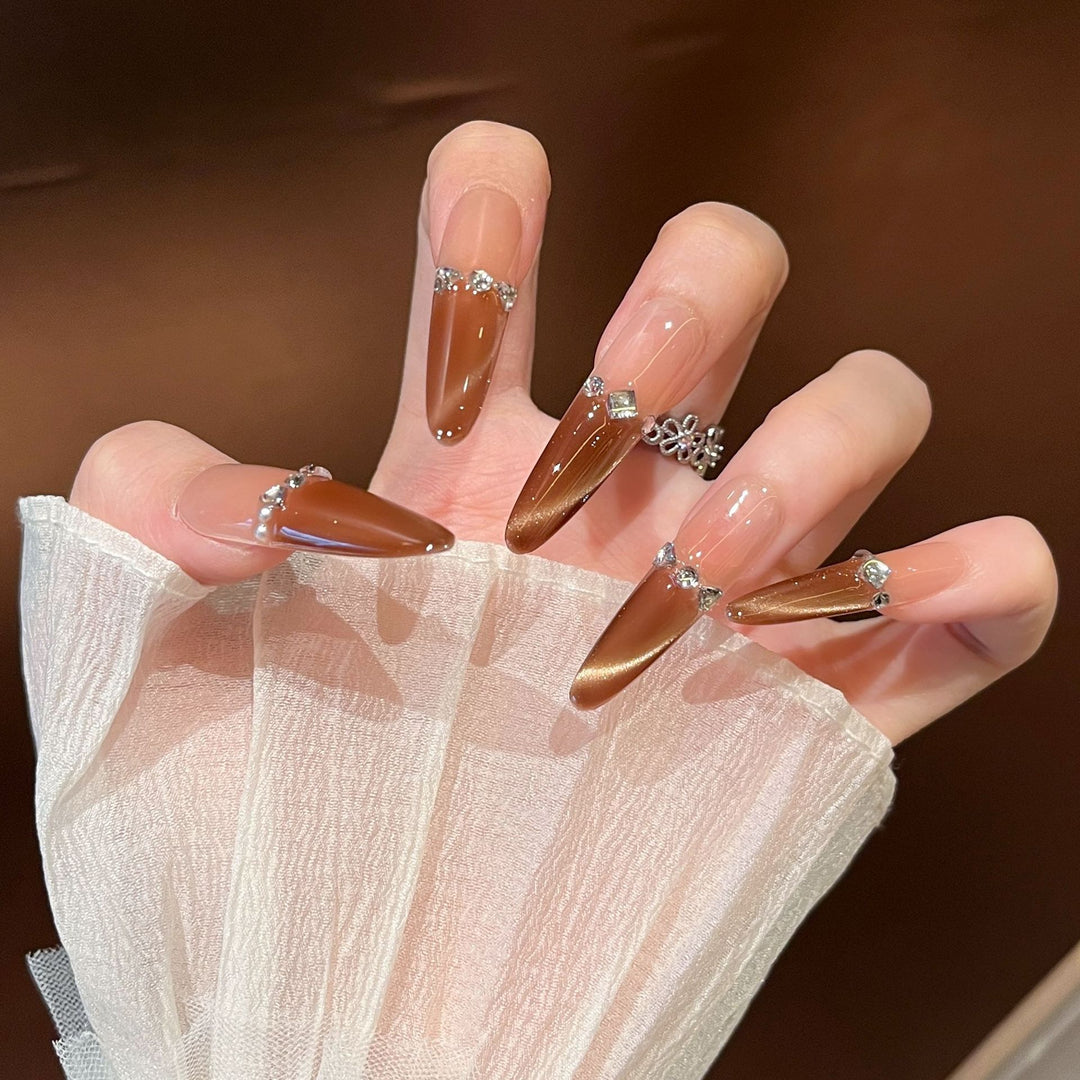 Artistic Press-On Nail Set Stornfield