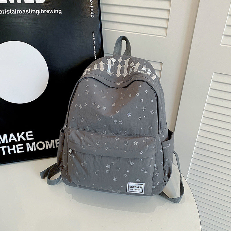 Versatile Star-Patterned Casual Backpack Stornfield