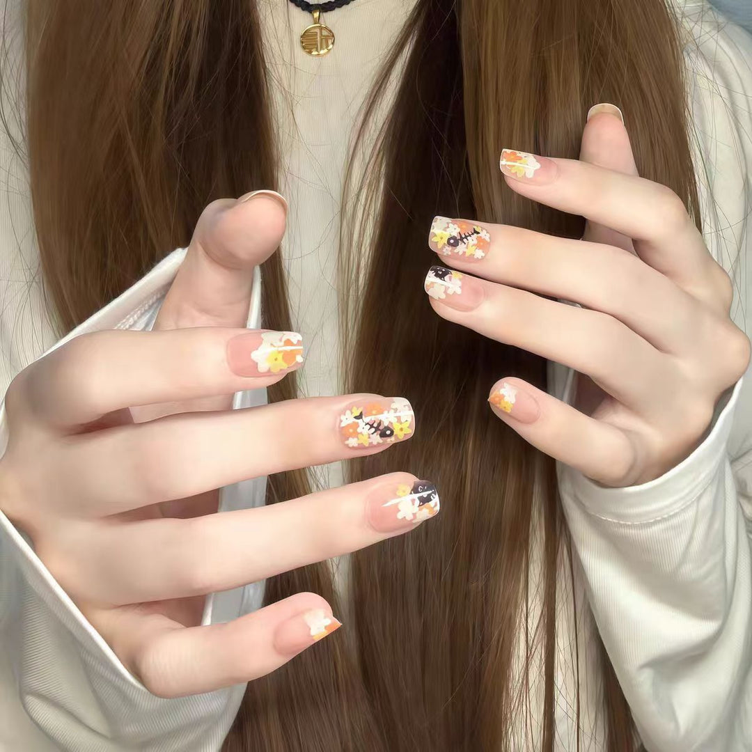 Decorative Floral Nail Art