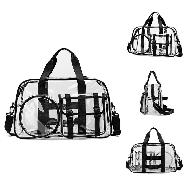 Stylish Transparent Gym Duffle Bag