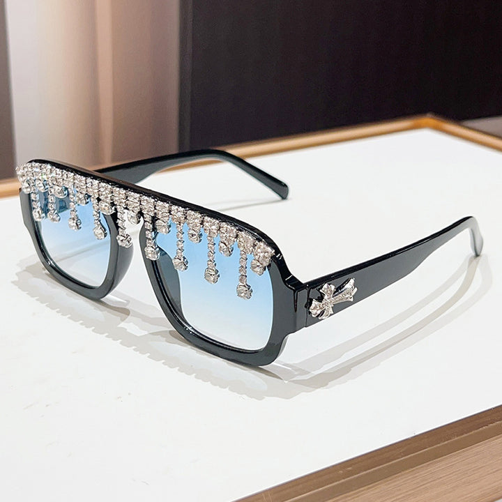 Glamorous Crystal-Embellished Sunglasses Stornfield