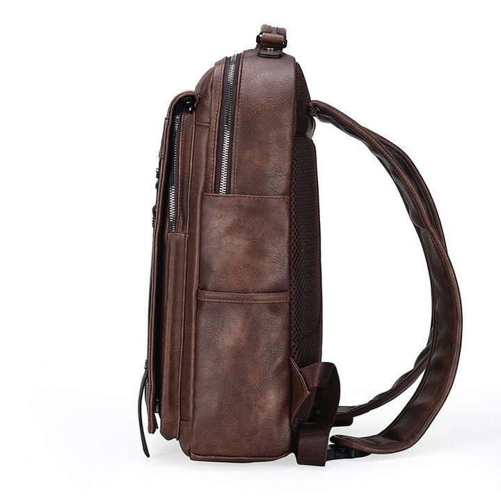 Premium Vintage Leather Backpack Stornfield