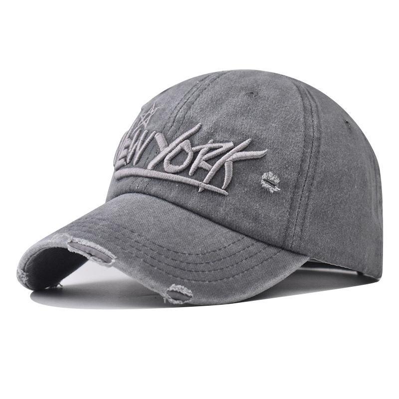 Men's Distressed Casual Embroidered Cap Stornfield