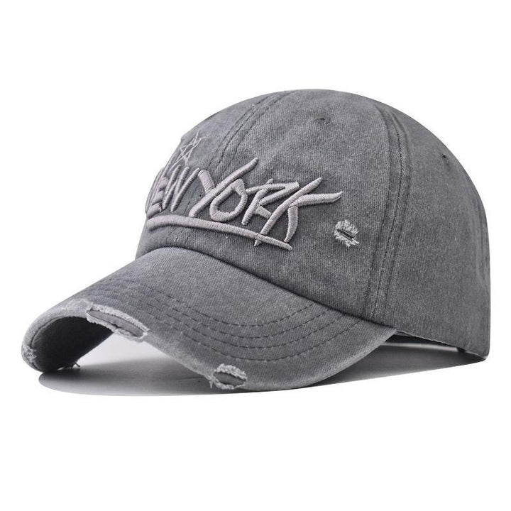 Men's Distressed Casual Embroidered Cap Stornfield